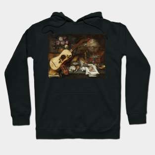 Still Life With A Guitar by Tomás Yepes Hoodie